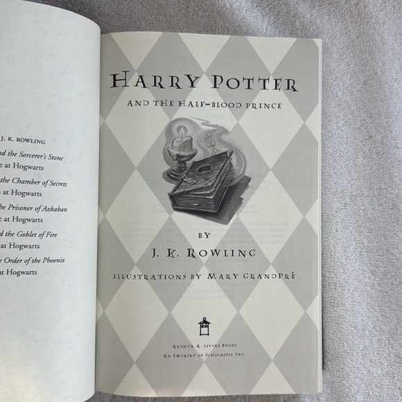 Harry Potter and the Half Blood Prince First Ed 2005 JK Rowling Hard Cover Book - Picture 4 of 7